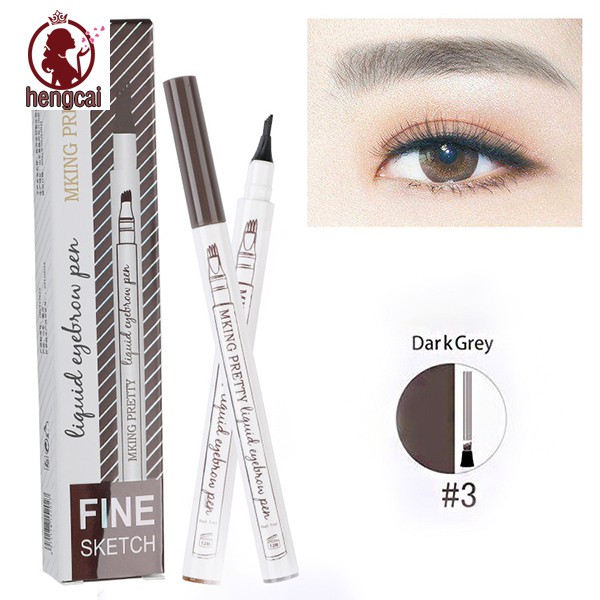 [Hàng mới về] Bút chì phẩy sợi lông mày 4 đầu kháng nước không lem nhòe chất lượng cao | BigBuy360 - bigbuy360.vn