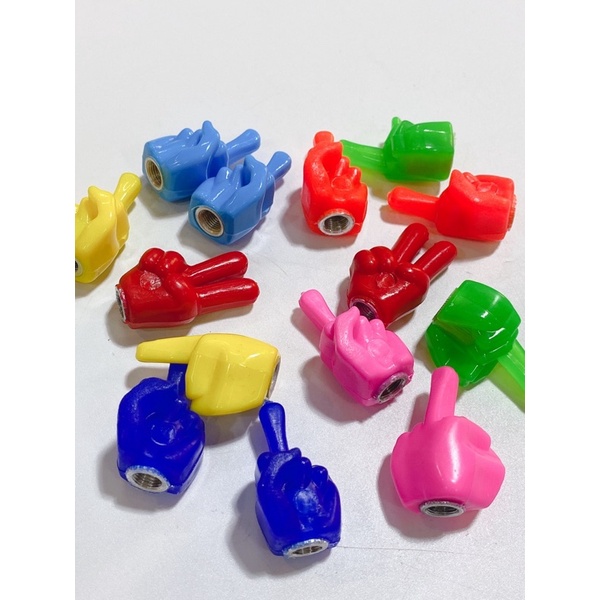 Cặp van dòi ngón tay, van vòi kiểu ngón tay đủ màu lắp được cho xe Honda Yamaha