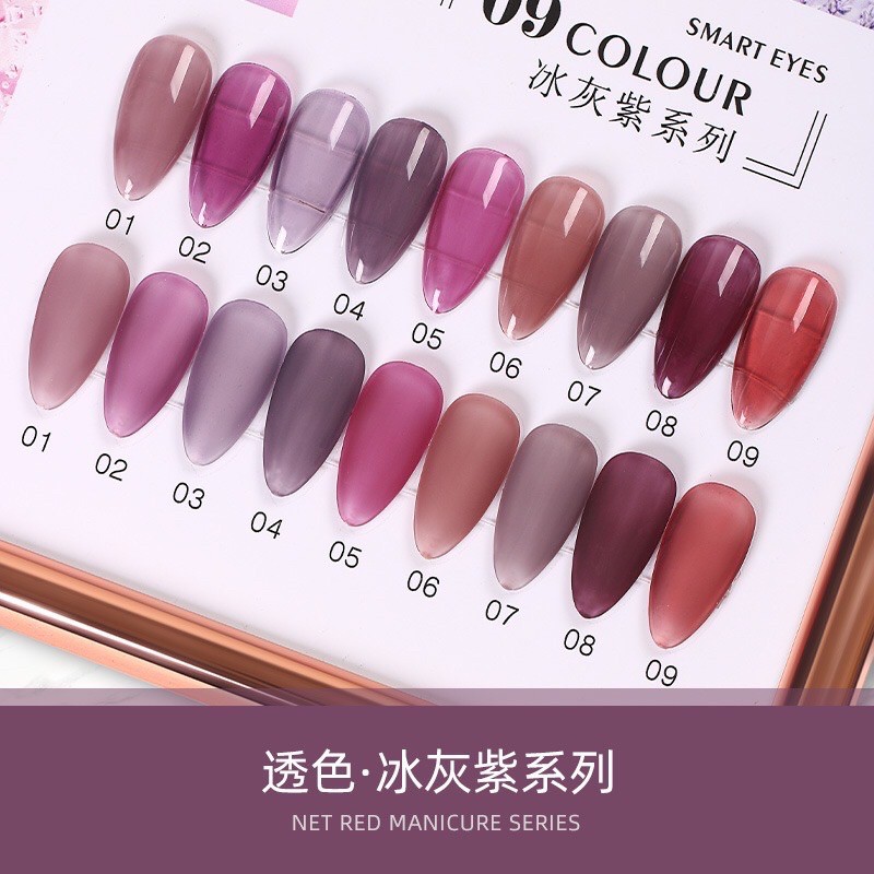 AIFER Sét Sơn gel thạch 9 chai màu !