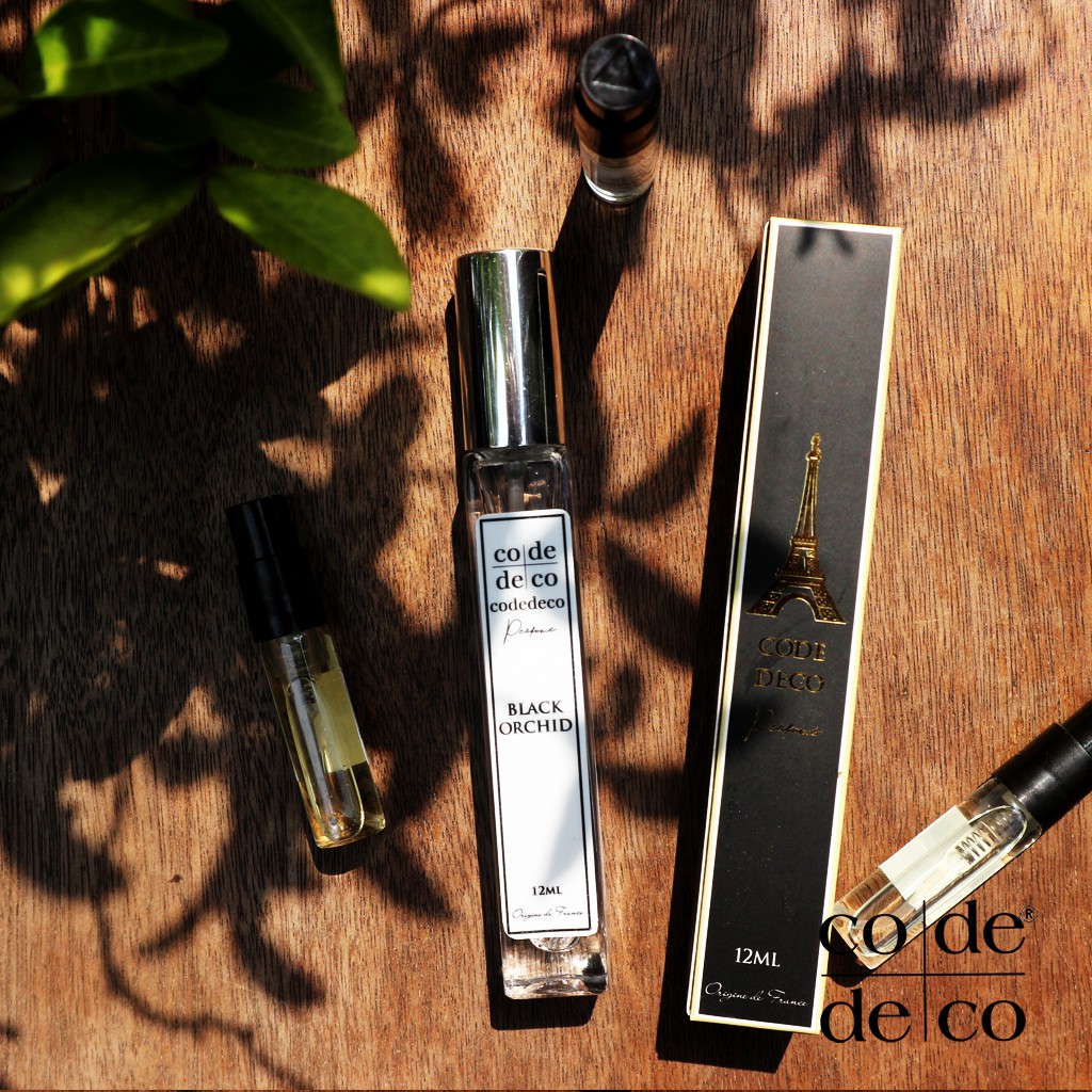Tinh Dầu Nước Hoa Pháp Dạng Xịt Code Deco Black Orchid 12ml, Bí ẩn, Hiện đại, Gợi cảm, Tiện Lợi, Nhỏ Gọn | Thế Giới Skin Care