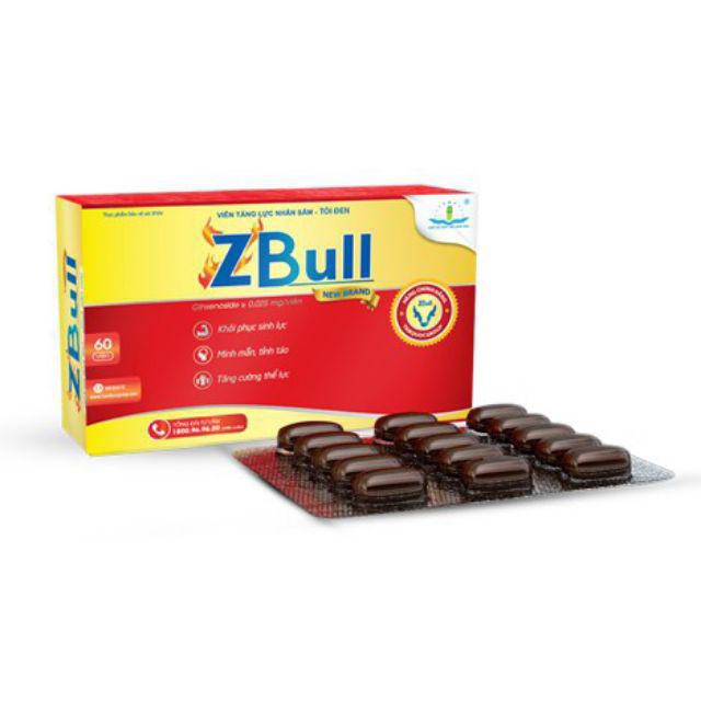 Viên tăng lực Nhân Sâm Tỏi Đen ZBULL