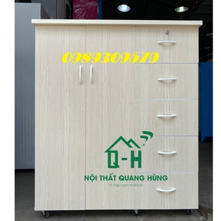 Tủ nhựa Đài Loan 2 cánh 5 ngăn chắc chắn giao nhanh hcm