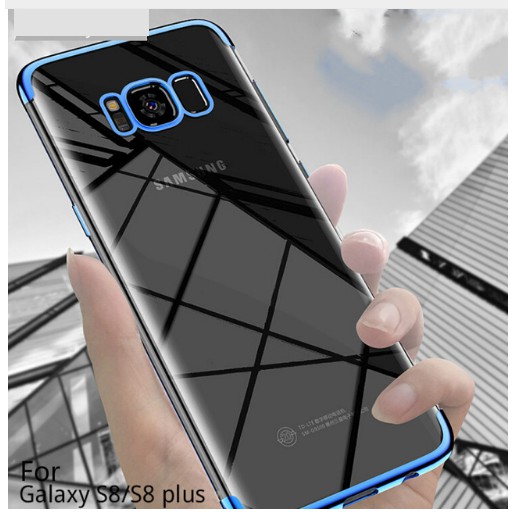 Ốp điện thoại TPU mạ viền mềm cho Samsung M20 J3 J5 J7 Pro A6 Plus A3 A5 A8 A7 2018