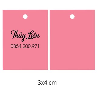 Combo tag phụ kiện và tag treo quần áo