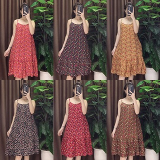 Váy lanh hoa nhí & váy chấm bi