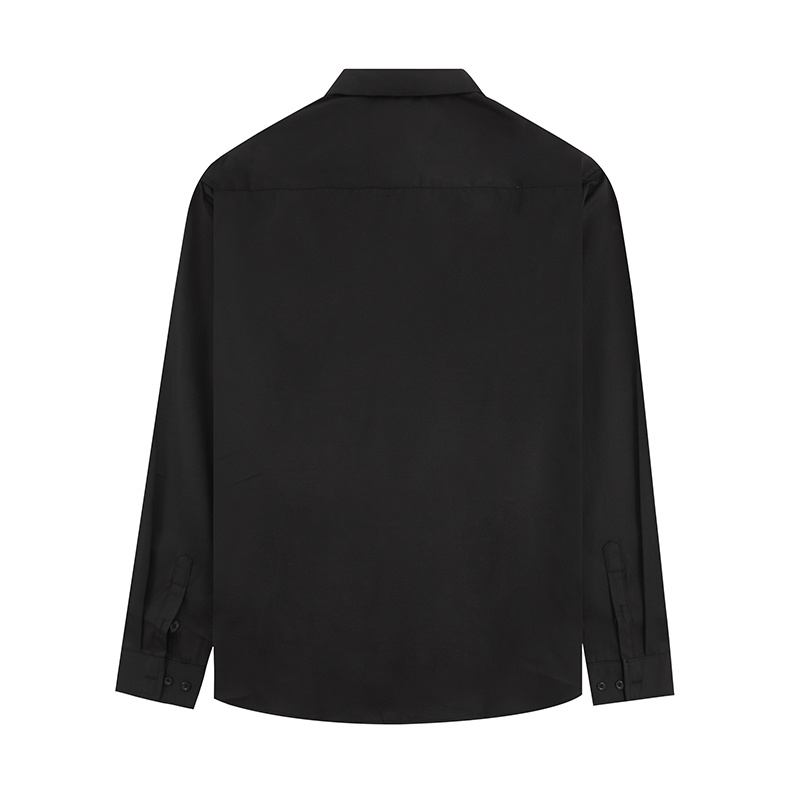 Áo Sơ Mi Thêu Logo Thời Trang Đơn Giản Thoải Mái