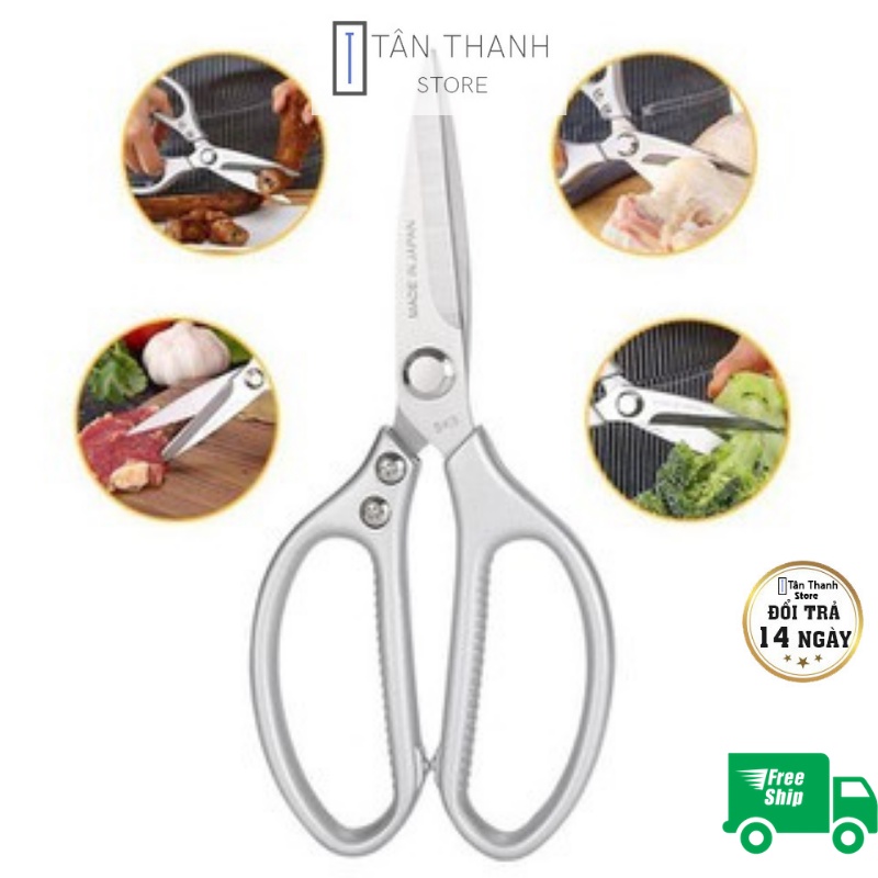 Kéo Làm Bếp - Đa Năng Siêu Phẩm Nội Địa Nhật SK5 Siêu Sắc, Kéo Cắt Xương Gà, Cắt Vịt, Cắt Thịt Các Loại có sẵn