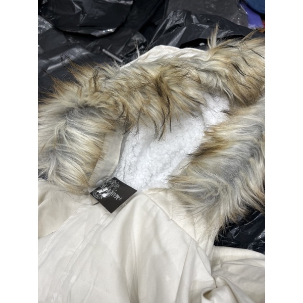 Áo khoác ka ki lót lông siêu dày dặn