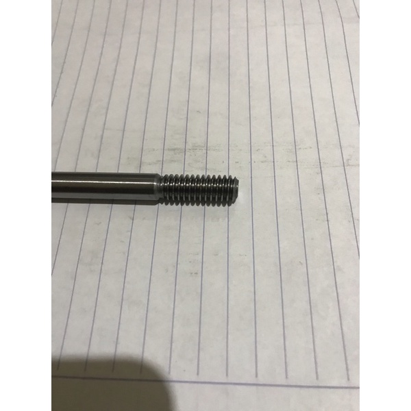 Trục quạt b4 dài 19cm. Trục quạt MD dài 18,5cm. Trục lỗ 5,8mm dài 10cm. Tặng bạc