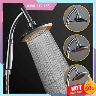 Vòi sen tăng áp INOX 304 LK2020, vòi sen tăng áp bát lớn kiểu dáng sang trọng, tăng áp lực nước 300% [SALE SỐC]