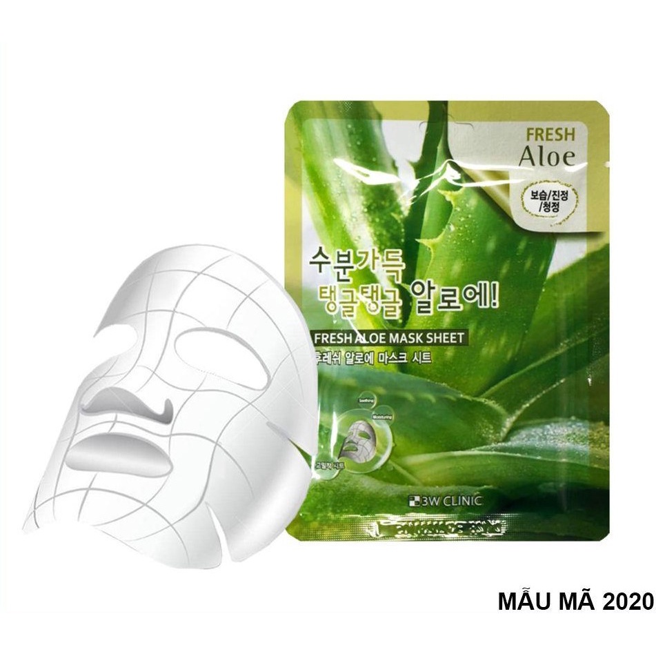 Mặt nạ 3w Clinic Fresh Mask 23ml chính hãng Hàn Quốc lẻ miếng