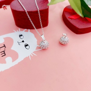Mặt dây chuyền bạc đính đá cao cấp 💎ảnh thật