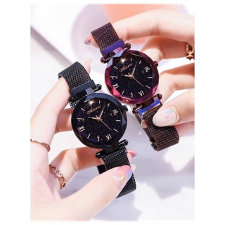 Đồng hồ thời trang nữ MEIBO dây lưới nam châm siêu đẹp
