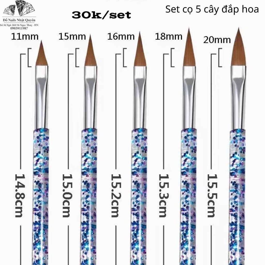CỌ, BÚT-ĐỒ NAILS NHẬT QUYÊN