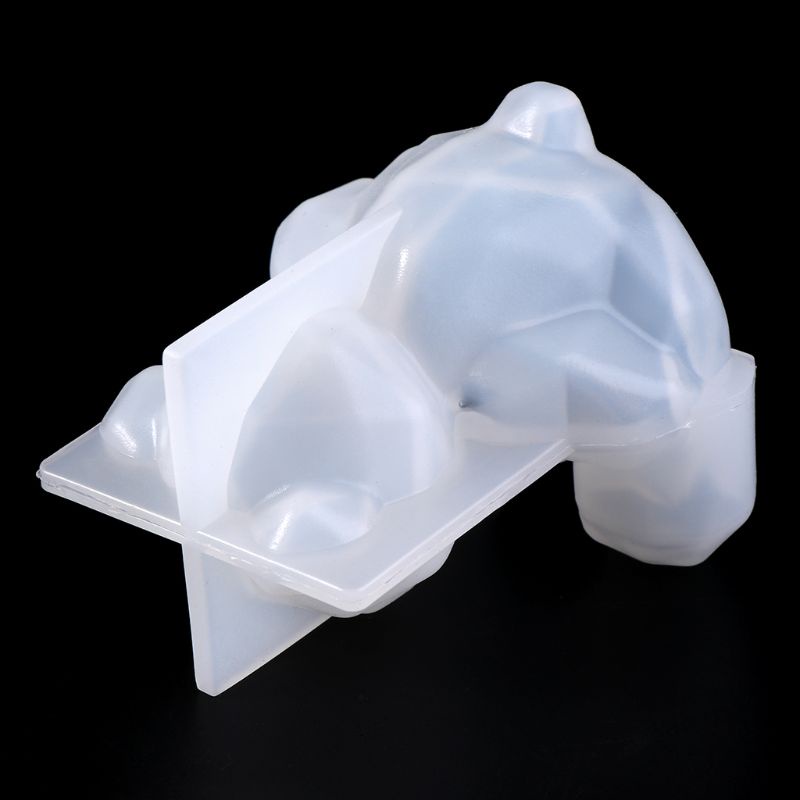 Khuôn silicone tạo hình làm mặt trang sức hình gấu/lợn con 3D DIY<br>