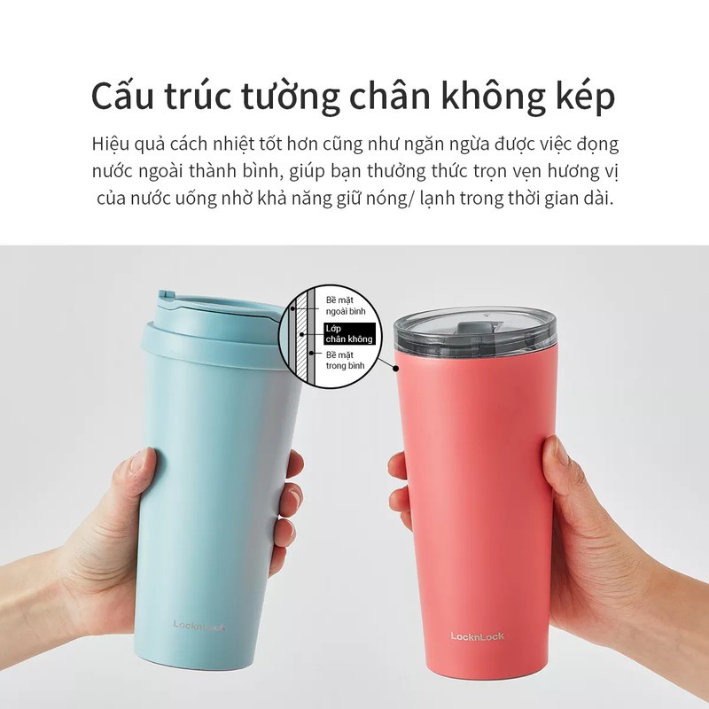Bình giữ nhiệt Lock&amp;Lock New Clip Tumbler 540ml LHC4279 p3hstore