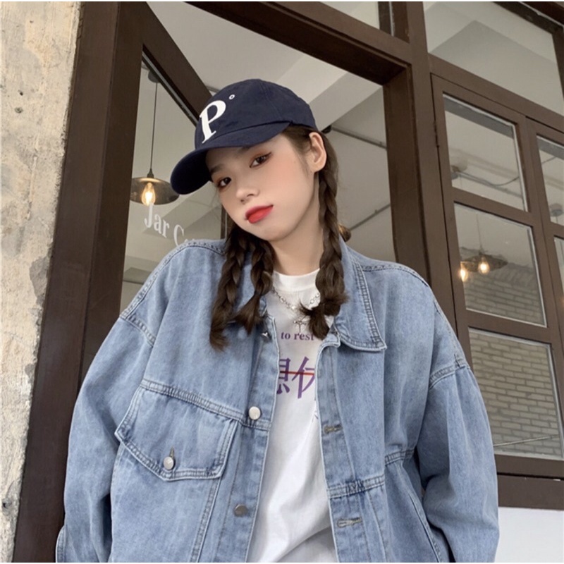 Áo khoác jean - Áo khoác bò, áo khoác denim freesize chất đanh mịn loại đẹp