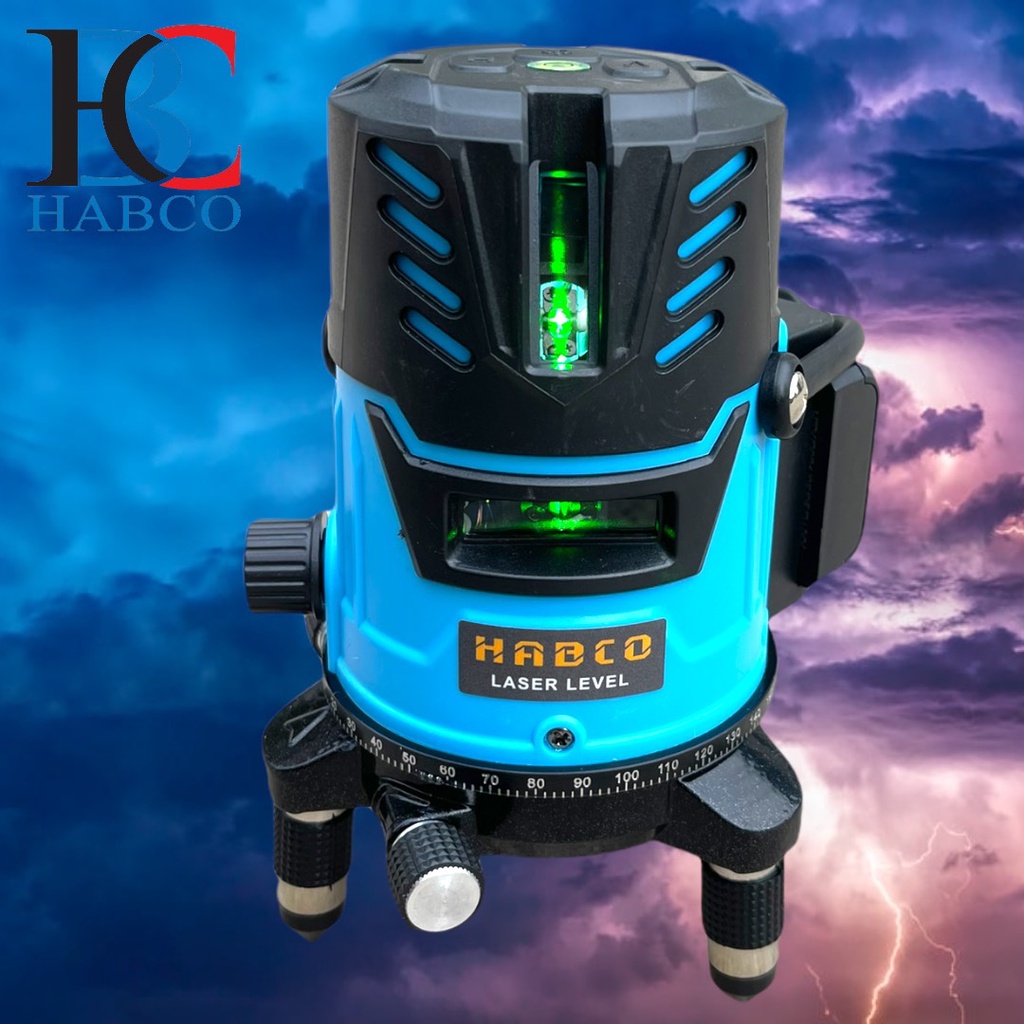 Máy cân bằng laser máy bắn cốt 5 dòng xanh HABCO