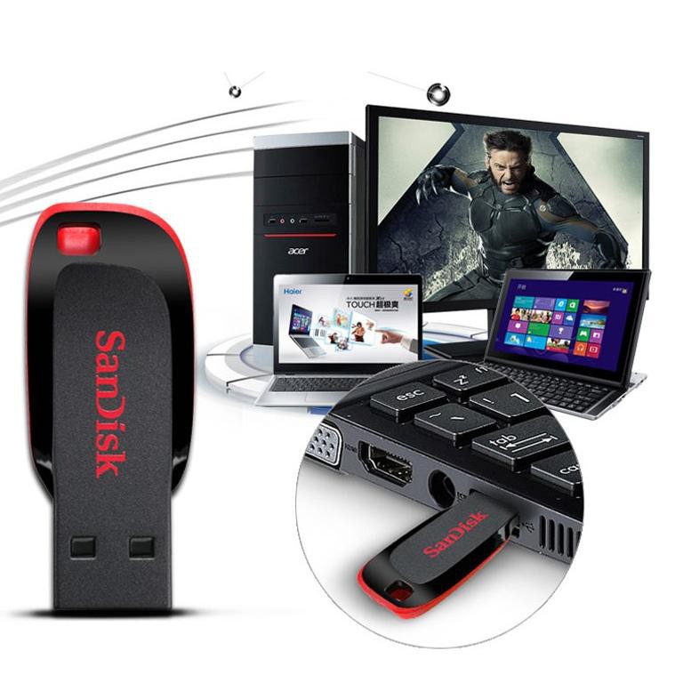 Usb 2.0 Code-770 Sandisk Cruzer Blade Cz50 128gb 64gb 32gb