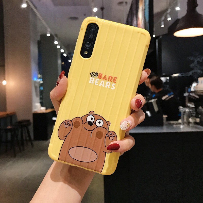 Ốp lưng Huawei Y9s Y9 Y7 Y6 Nova 2i 3i 3e 5T Pro Prime 2018 2019 Trunk Cute Bear Soft Phone Case Cover