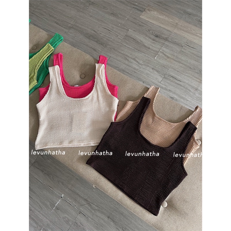 Áo tanktop nhún