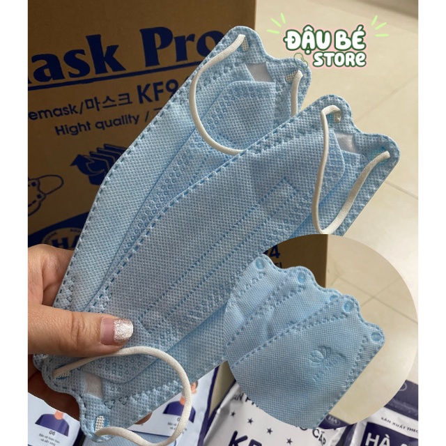 Khẩu Trang Y Tế 4 Lớp Kf94 Cao Cấp Thương Hiệu Face Mask 4D Kháng Khuẩn Và Chống Bụi Mịn - Daube - Kt001