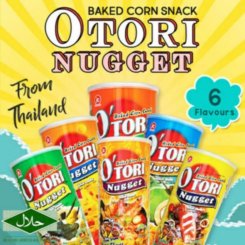 (6 Vị) Bánh Snack Otori Thái Lan 90g