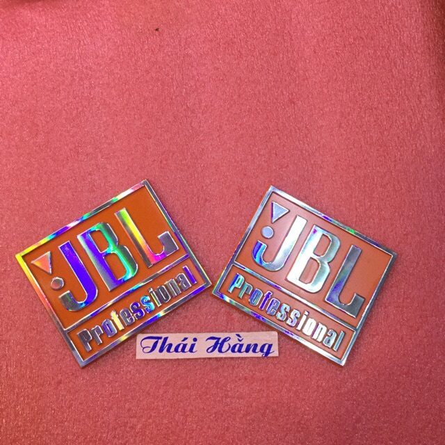 Tem cho loa JBL màu cam giá cho 1 đôi