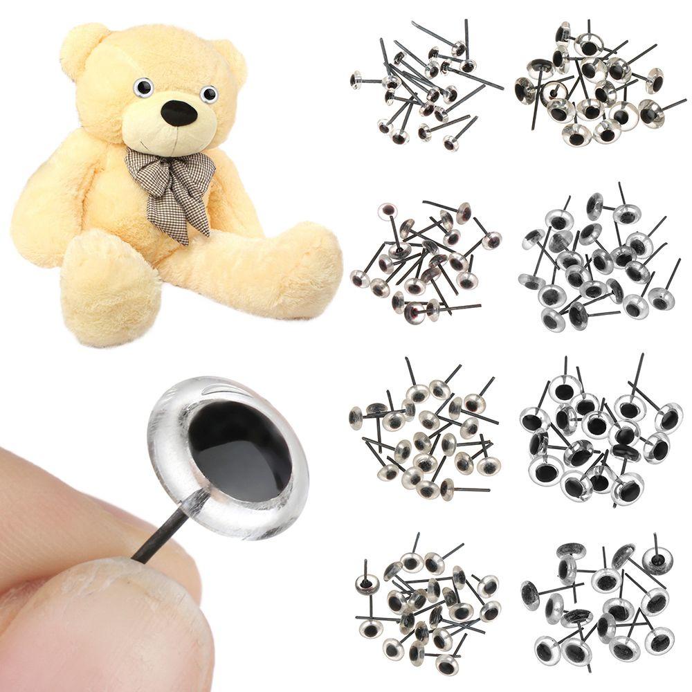 Túi 20 Gấu Bông Mắt Nhựa Trong Suốt Đồ Chơi Cho Bé