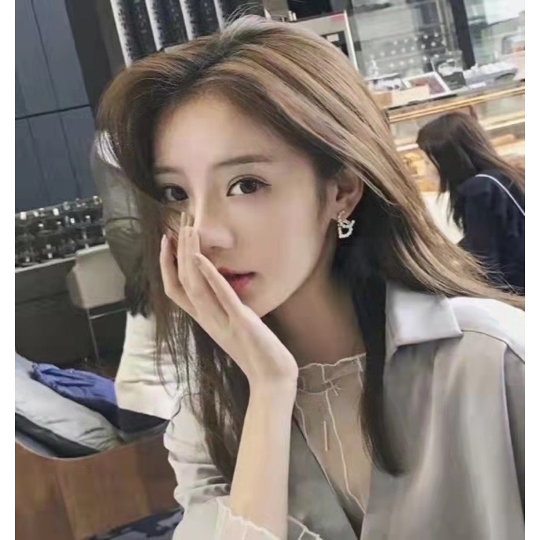 Khuyên tai nữ CD ngọc hàng cao cấp bông tai nữ thương hiệu sang chảnh