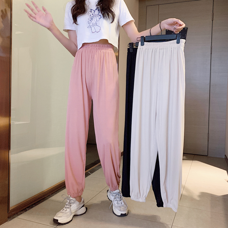 Quần Dài Nữ Lưng Cao Ống Rộng Thời Trang Hàn