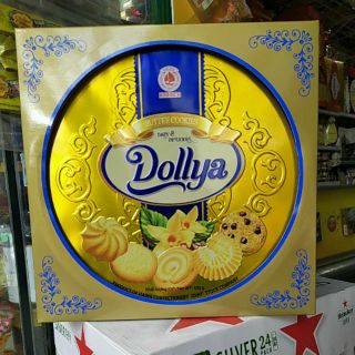 Bánh quy bơ Dollya hộp thiếc 430g (có túi giấy)