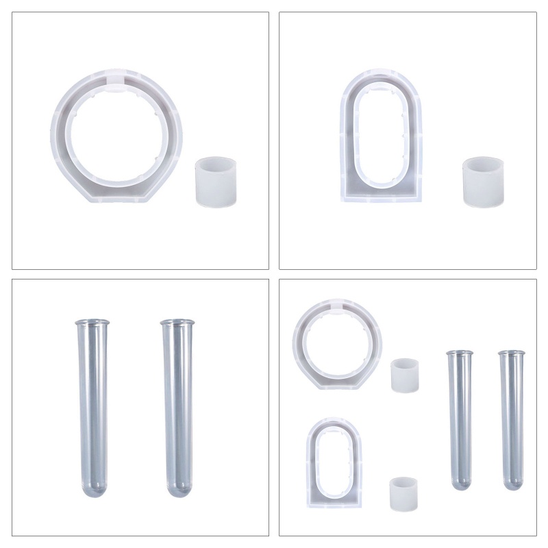 Khuôn Làm Trạm Thông Khí Bằng Nhựa Resin Kèm Ống Nghiệm Cho Cây Thủy Canh