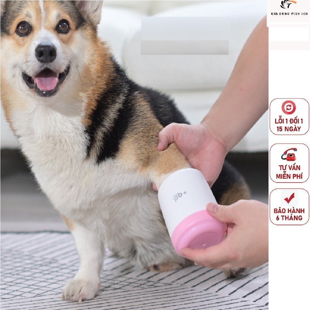 Cốc rửa chân chó mèo,vệ sinh thú cưng - T7052