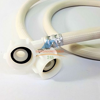 Dây dẫn nước máy giặt cửa trước 1.5m hai đầu ren