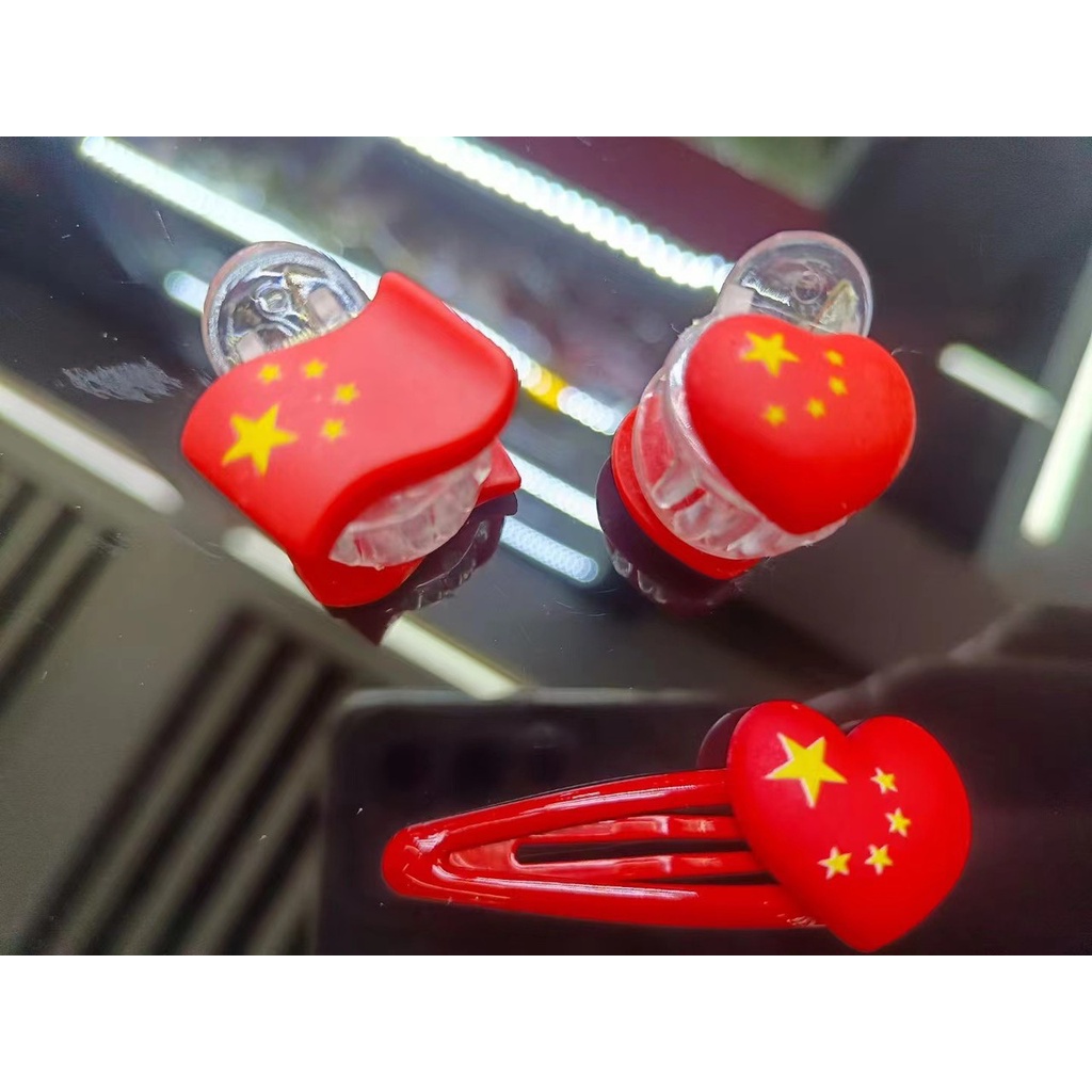 Set 3 kẹp tóc xinh xắn hình đỏ rực rỡ cho bé gái hottrend (C8)