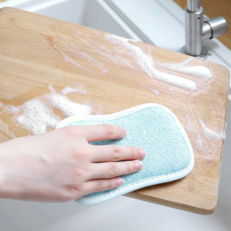 Set 4 miếng bọt biển rửa chén hai mặt có thể tái sử dụng