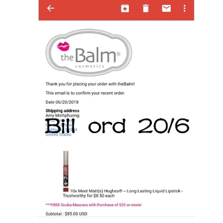 Son và Mascara Thebalm
