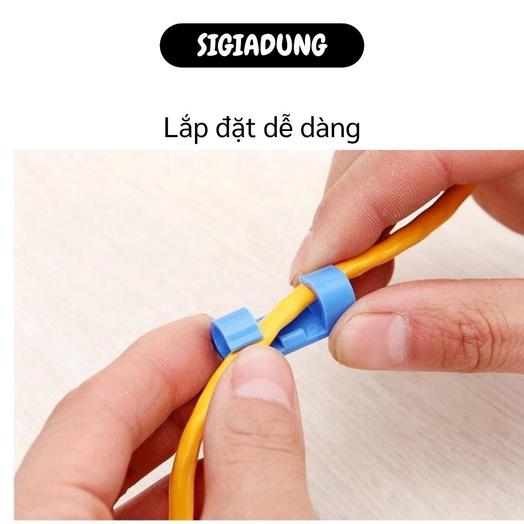 GIÁ SỈ Vỉ 10 cáp cố định dây điện, giúp dây điện trong gia đình gọn gàng, sạch đẹp hơn, an toàn và tiện lợi. 4880