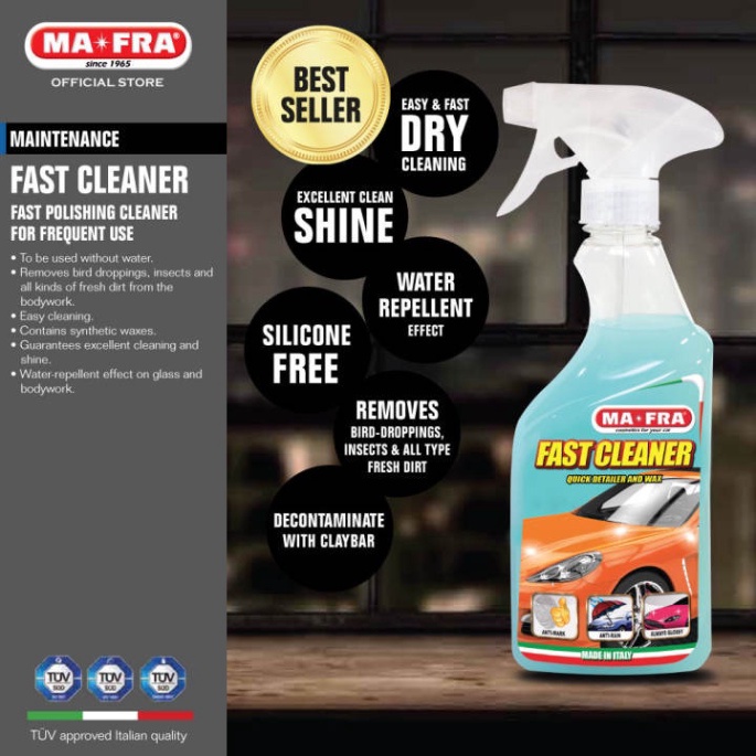 Dung dịch vệ sinh ngoại thất ô tô Mafra Fast Cleaner 500 ML - ITALY