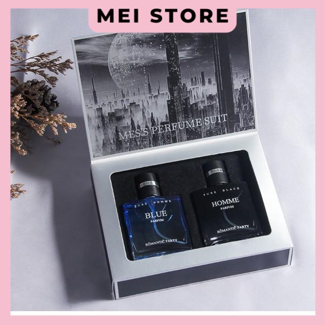 Set 2 chai nước hoa nam Pure Homme và Pure Black 30ml lưu hương lâu, hàng chính hãng cao cấp