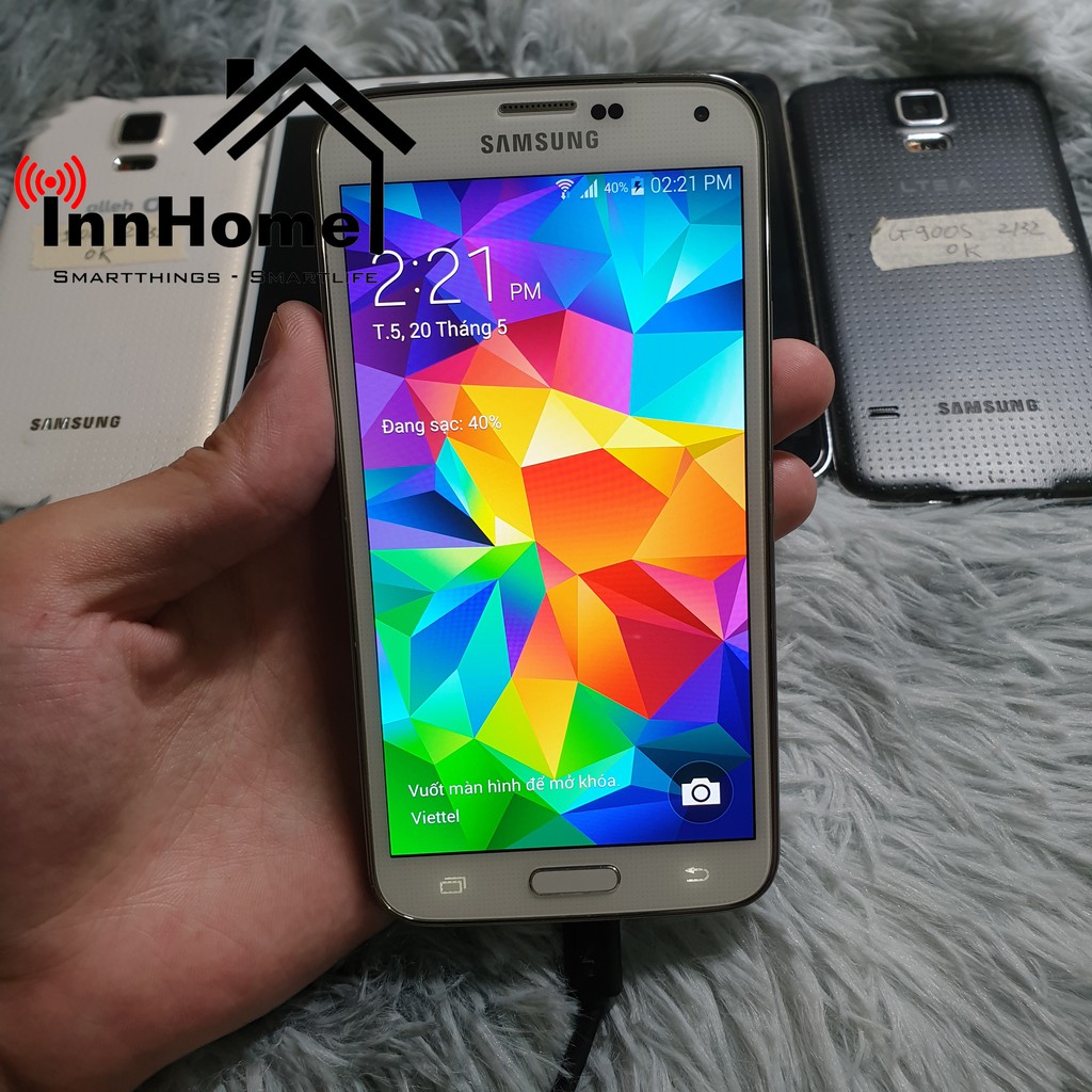 Điện thoại Samsung S5 chính hãng giá rẻ dưới 1 triệu chơi game mượt, chụp ảnh đẹp, màn hình đẹp, có 4G