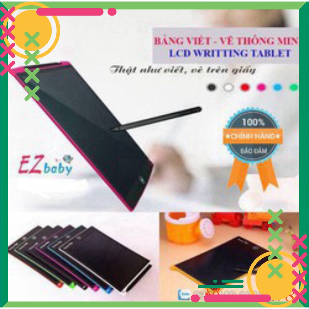 [FREE SHIP] 💥[BẢN MỚI NHẤT]💥Bảng Viết Ipad Thông Minh Tự Xóa Màn Hình LCD 8.5 inch💥 SIÊU HOT💥