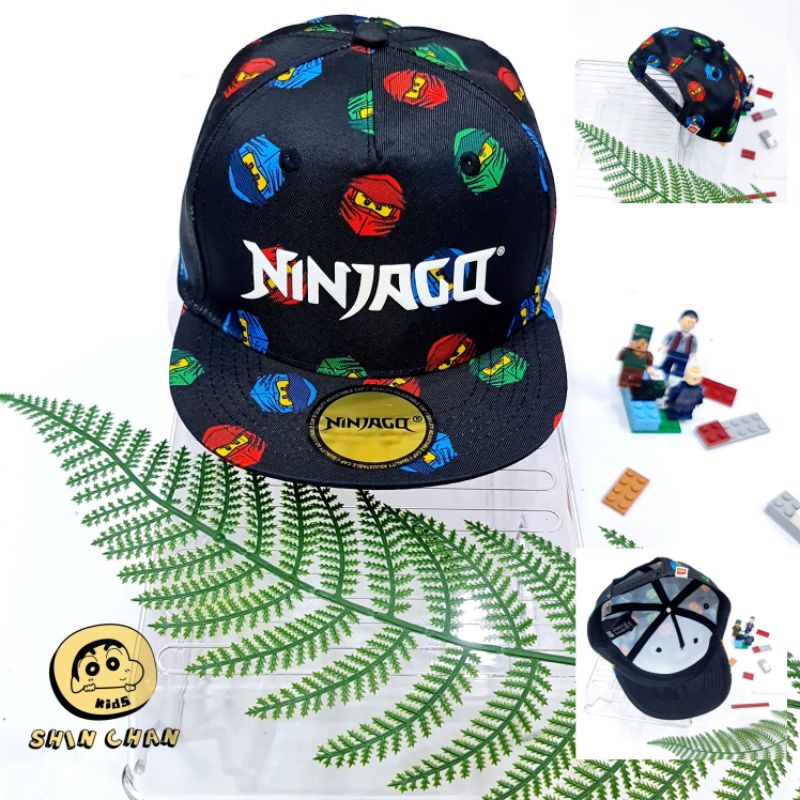 Mũ lưỡi trai Hiphop H.&amp;.M xuất dư - Nón Snap Ninjago cho bé trai 3 đến 10 tuổi