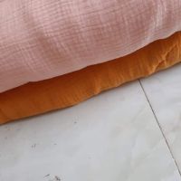 Vải xô nhăn trơn 2 lớp