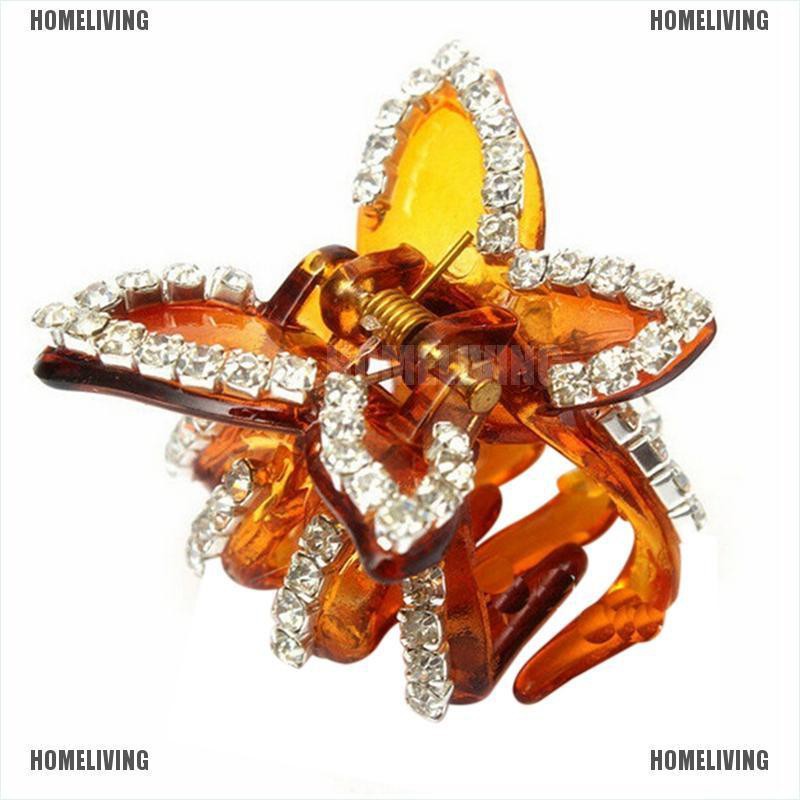 Kẹp Càng Cua Đính Đá Hình Bướm Thanh Lịch Cho Nữ