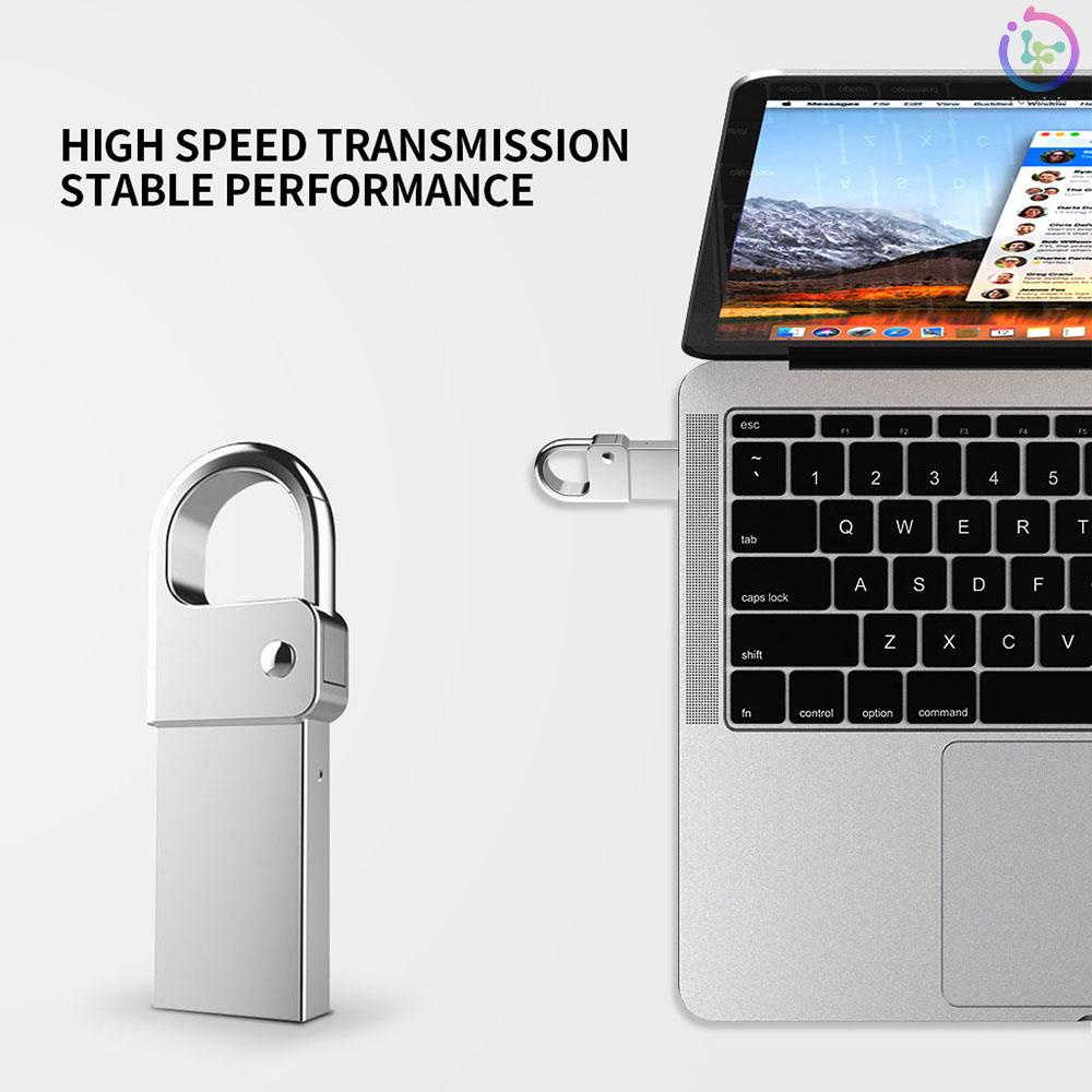 USB2.0 USB Flash Disk Perfect Compatibility Multi-function Protection Waterproof Compact &amp; Easy to Carry Metal Design 64GB