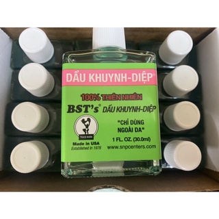 Dầu khuynh diệp cho bé hàng mỹ bst's eucalyptus oil 30ml