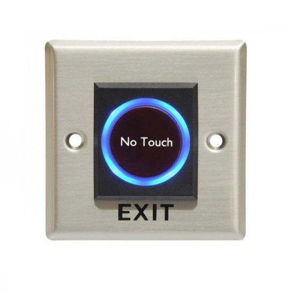 Nút exit cảm ứng hồng ngoại inox hình vuông PBK-812