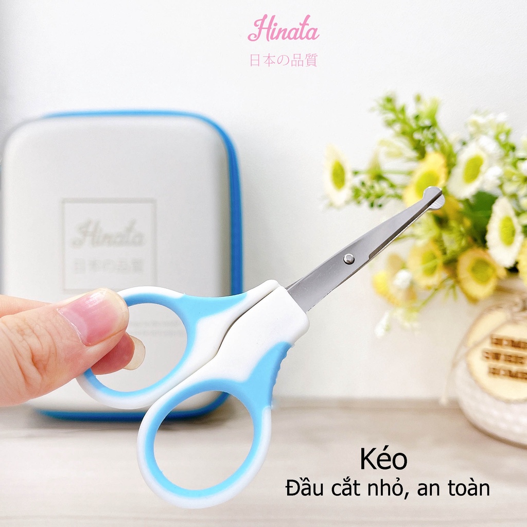Bộ dụng cụ chăm sóc trẻ sơ sinh và trẻ nhỏ HINATA - Trọn bộ 8 món tiện lợi BK01